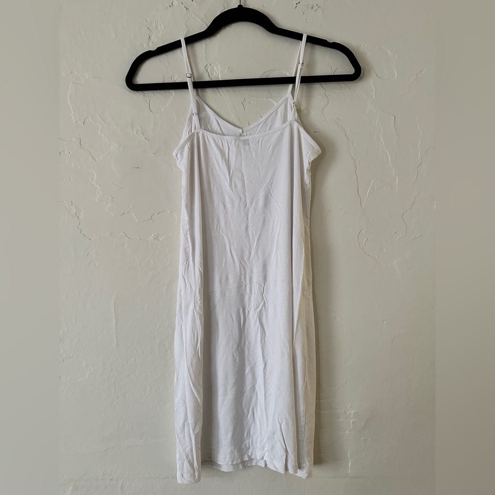 Adjustable White Slip Dress - Picture 4 of 8